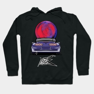 toyota supra a80 lowered violet Hoodie